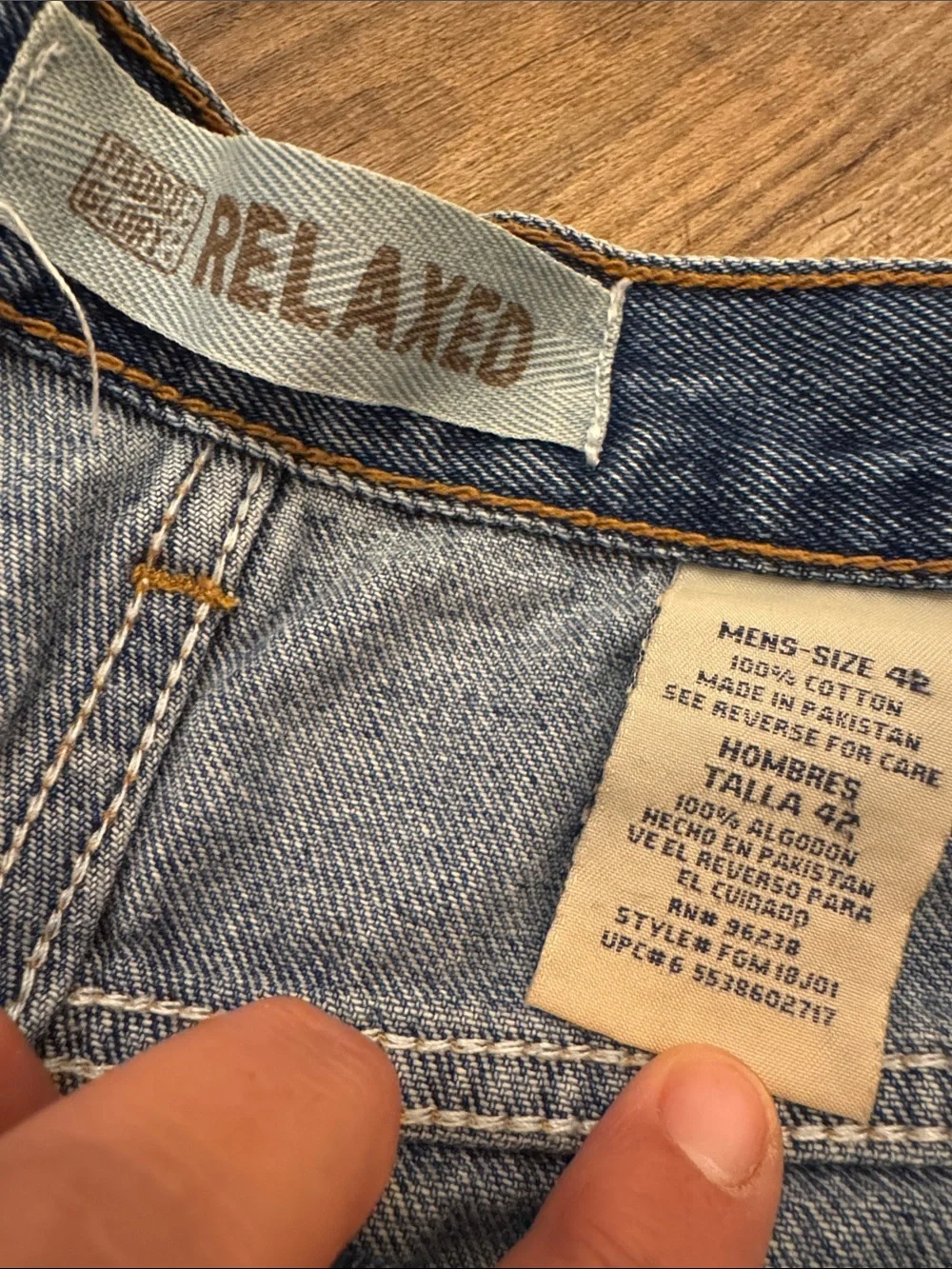 Faded Glory Men's Medium Blue Denim Shorts